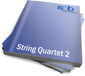 String Quartet 2 by British American Conductor Composer Stephen P Brown