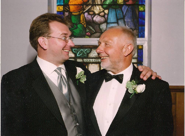 Me and my Dad on my wedding day in NJ
